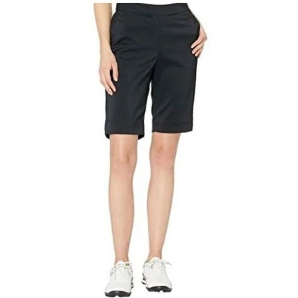 Nike Women's Black Flat Front Dri-Fit 11 inch Golf Shorts Size XS
